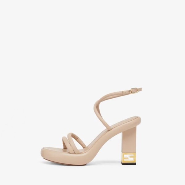 ❤펜디 여성 베이지 샌들 - Fendi Womens Beige Sandals - fe170x