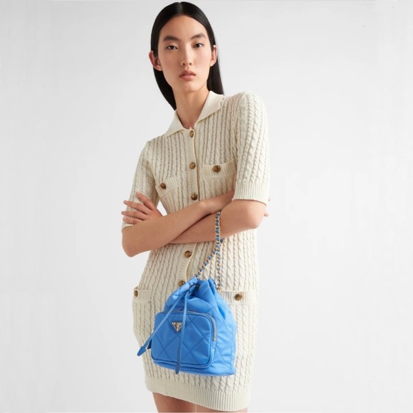 ❤프라다 여성 블루 버킷백 - Prada Womens Blue Bucket Bag - pr651x