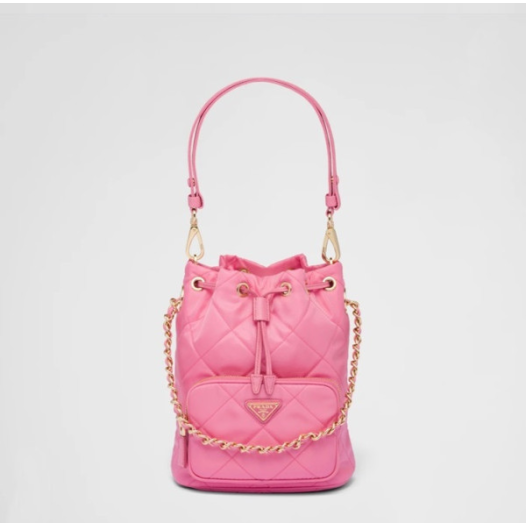 ❤프라다 여성 핑크 버킷백 - Prada Womens Pink Bucket Bag - pr653x