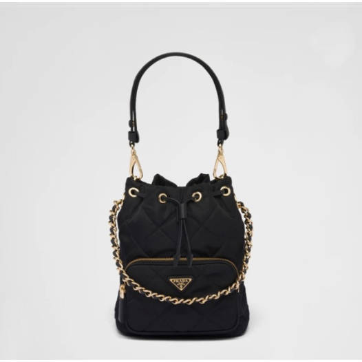 ❤프라다 여성 블랙 버킷백 - Prada Womens Black Bucket Bag - pr654x