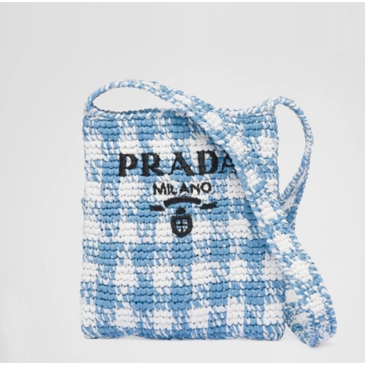 ❤프라다 여성 블루 라탄백 - Prada Womens Blue Shoulder Bag - pr657x