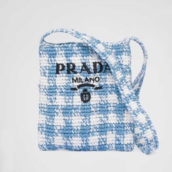 ❤프라다 여성 블루 라탄백 - Prada Womens Blue Shoulder Bag - pr657x