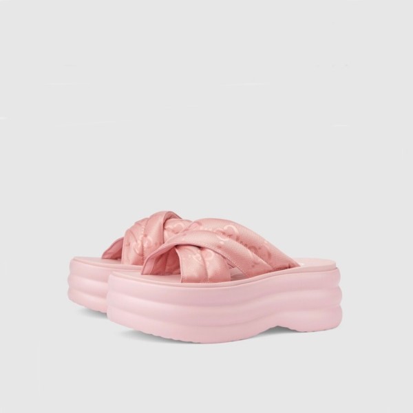 ❤구찌 여성 핑크 슬리퍼 - Gucci Womens Pink Slippers - gu909x