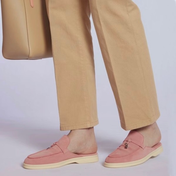 ❤로로피아나 여성 버건디 블로퍼 - Loro Piana Womens Burgundy Bloafer - lp18x