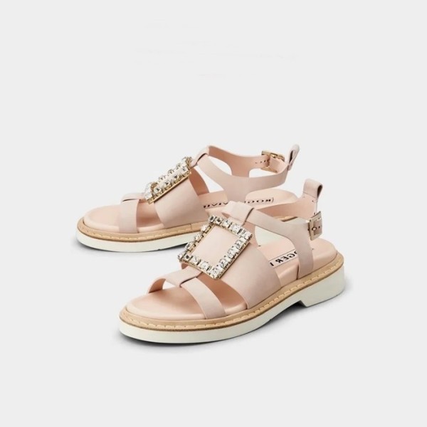 ❤로저비비에 여성 핑크 샌들 - Roger Vivier Womens Pink Sandals - vi06x