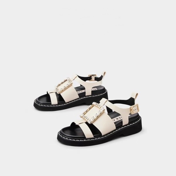 ❤로저비비에 여성 아이보리 샌들 - Roger Vivier Womens Ivory Sandals - vi08x