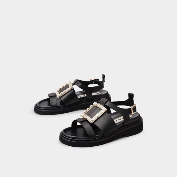 ❤로저비비에 여성 블랙 샌들 - Roger Vivier Womens Black Sandals - vi09x