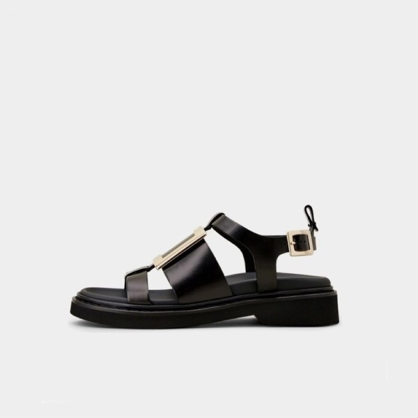 ❤로저비비에 여성 블랙 샌들 - Roger Vivier Womens Black Sandals - vi10x