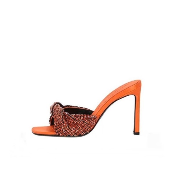 ❤세르지오 로시 여성 오렌지 뮬 - Sergio Rossi Womens Orange Mule - se02x