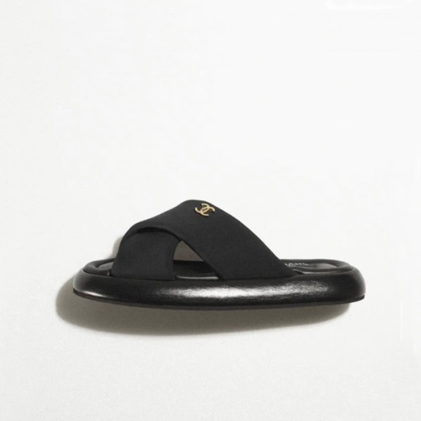 ❤샤넬 여성 블랙 슬리퍼 - Chanel Womens Black Slippers - ch494x