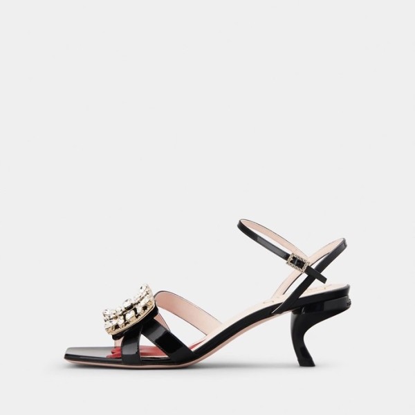 ❤로저비비에 여성 블랙 샌들 - Roger Vivier Womens Black Sandals - vi13x