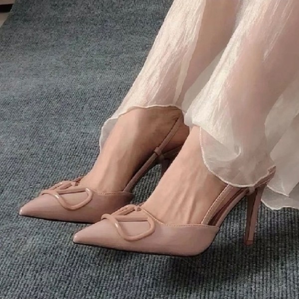 ❤발렌티노 여성 베이지 누드 슬링백 - Valentino Womens Beige Nude Sandals - va433x