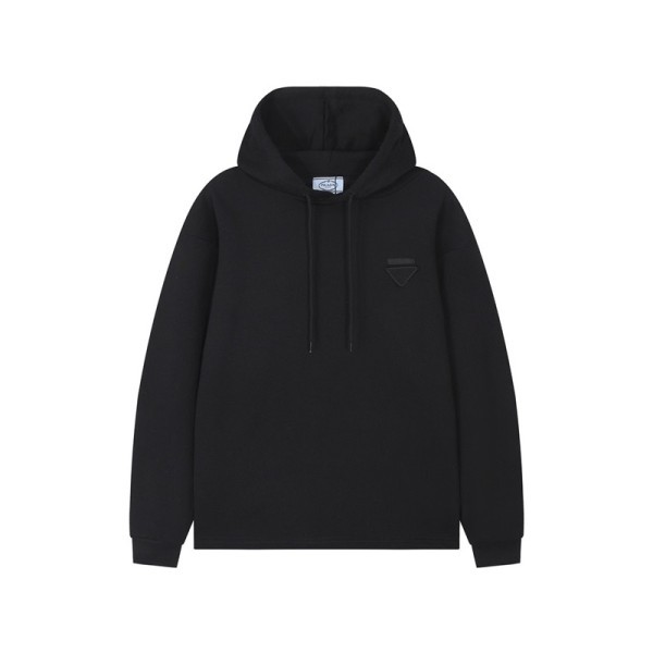 ❤프라다 남성 캐쥬얼 블랙 후드티 - Prada Mens Black Hoodie - pr666x