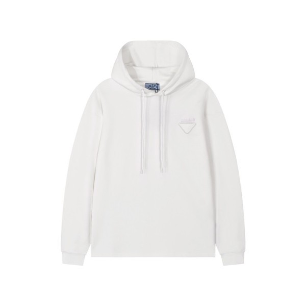 ❤프라다 남성 캐쥬얼 화이트 후드티 - Prada Mens White Hoodie - pr667x