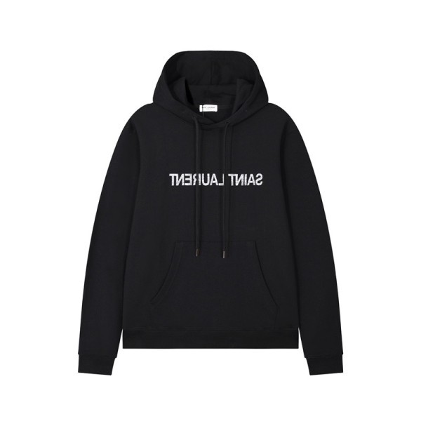 ❤입생로랑 남성 캐쥬얼 블랙 후드티 - Saint laurent Mens Black Hoodie - ysl205x