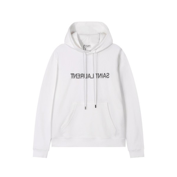 ❤입생로랑 남성 캐쥬얼 화이트 후드티 - Saint laurent Mens White Hoodie - ysl415x