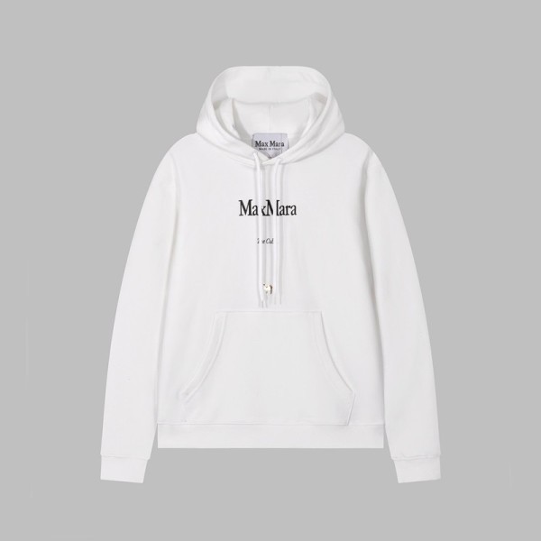 ❤막스마라 남/녀 캐쥬얼 화이트 후드티 - Maxmara Unisex White Hoodie - max114x