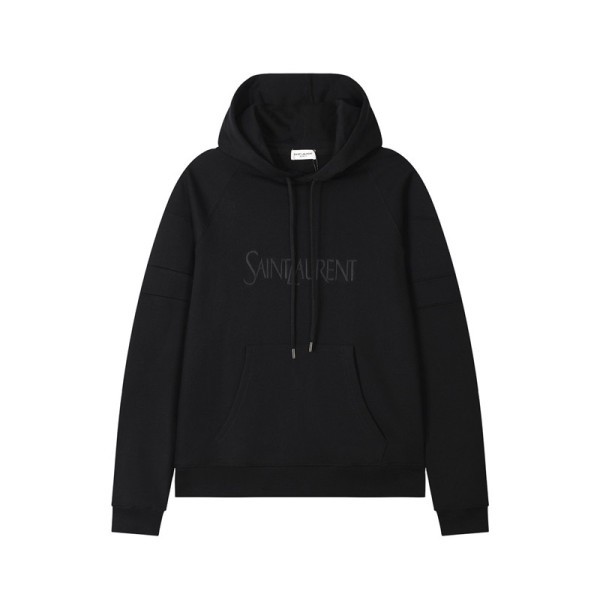 ❤입생로랑 남성 캐쥬얼 블랙 후드티 - Saint laurent Mens Black Hoodie - ysl416x
