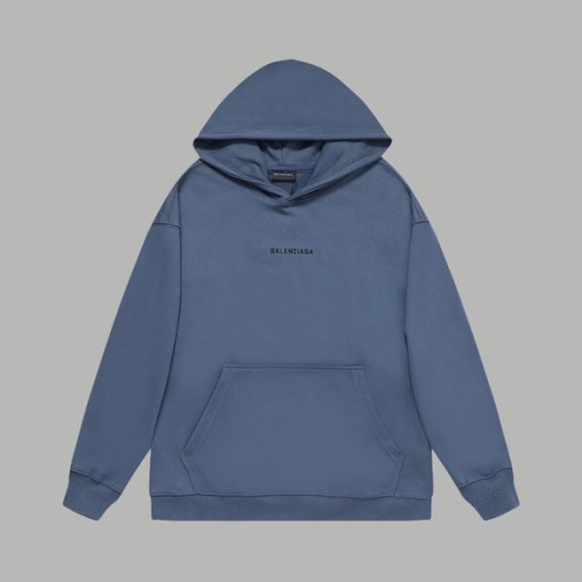 ❤발렌시아가 남/녀 블루 후드티 - Balenciaga Unisex Blue Hoodie - ba552x