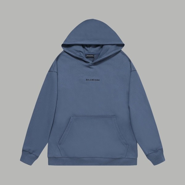 ❤발렌시아가 남/녀 블루 후드티 - Balenciaga Unisex Blue Hoodie - ba552x