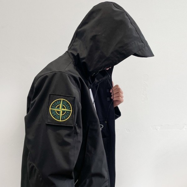 ❤스톤아일랜드 남성 캐쥬얼 블랙 자켓 - Stone Island Mens Black Jackets - st84x