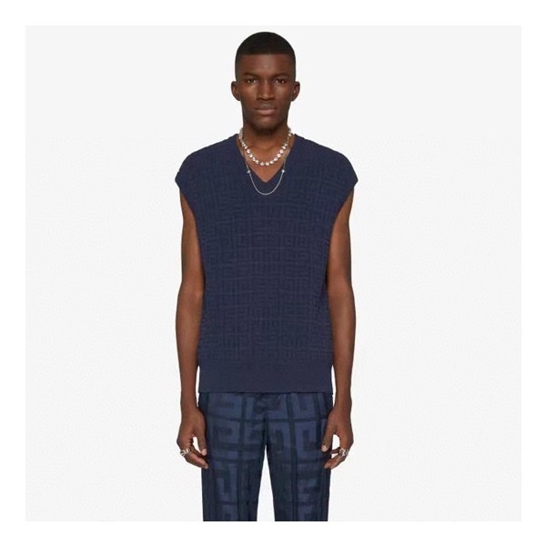 ❤펜디 남성 네이비 베스트 - Fendi Mens Navy Vest - fe181x