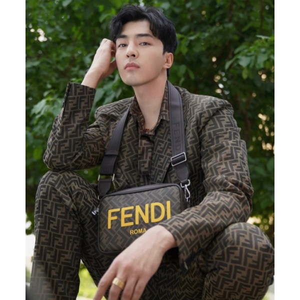❤펜디 남성 모던 카키 슈트 자켓 - Fendi Mens Khaki Suit Jackets - fe184x