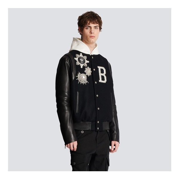 ❤발망 남성 블랙 자켓 - Balmain Mens Black Jackets - bam226x