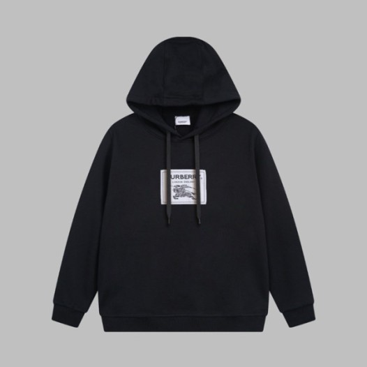 ❤버버리 남성 블랙 후드티 - Burberry Mens Black Hoodie - bu266x
