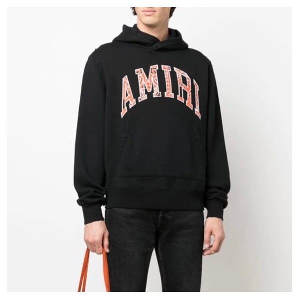 ❤아미리 남성 블랙 후드티 - Amiri Mens Black Hoodie - amr132x