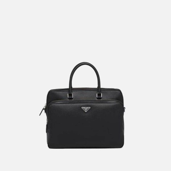 ❤프라다 남성 사피아노 브리프케이스 【매장-410만원대】 - Prada Mens Black Tote Bag - pr697x
