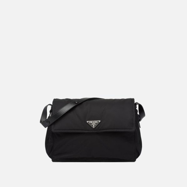 ❤프라다 남/녀 리나일론 패딩 숄더백 【매장-400만원대】 - Prada Unisex Black Shoulder Bag - pr700x