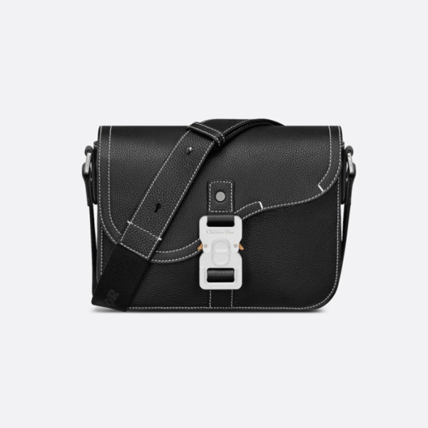 ❤디올 남성 그레인 카프스킨 새들 메신저백 【매장-320만원대】 - Dior Mens Black Cross Bag - di640x