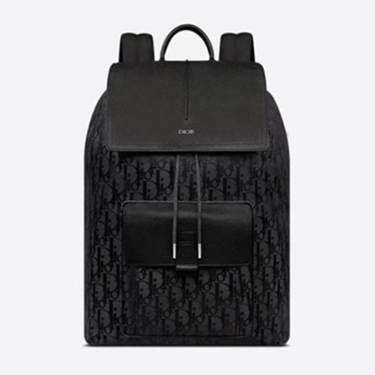 ★디올 남성 CD 다이아몬드 히트 더 로드 백팩 - Dior Mens Black Back Pack