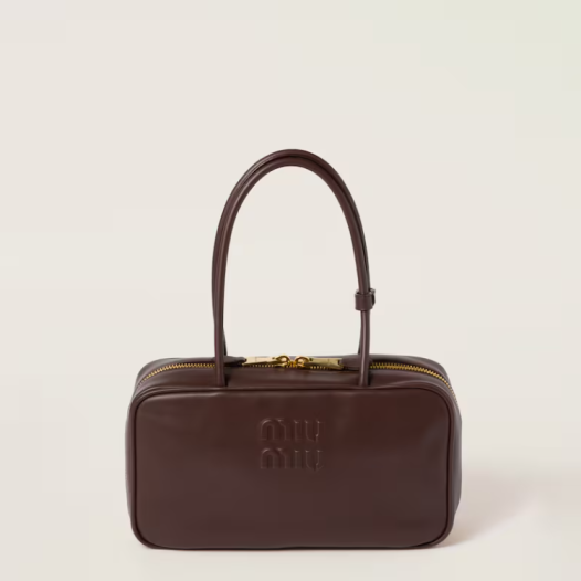 ★미우미우 여성 보 가죽 탑 핸들 백 - Miumiu Womens Beau Leather Top Handle Bag