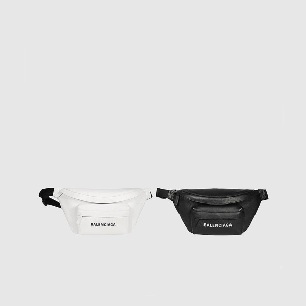 ❤발렌시아가  남/녀 에브리데이 레더 벨트 백 【매장-190만원대】  - Balenciaga Unisex Black Hip Sack - ba577x