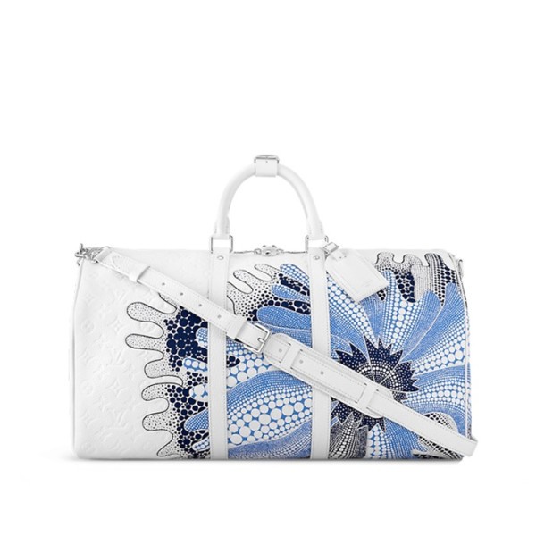 ❤루이비통 남성 키폴 50 토트백 M21678 【매장-690만원대】 - Louis vuitton Mens White Keepall - lv1788x