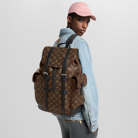 ★루이비통 남성 크리스토퍼 MM 백팩 M43735 - Louis vuitton Mens Brown Back Pack - lv1789x