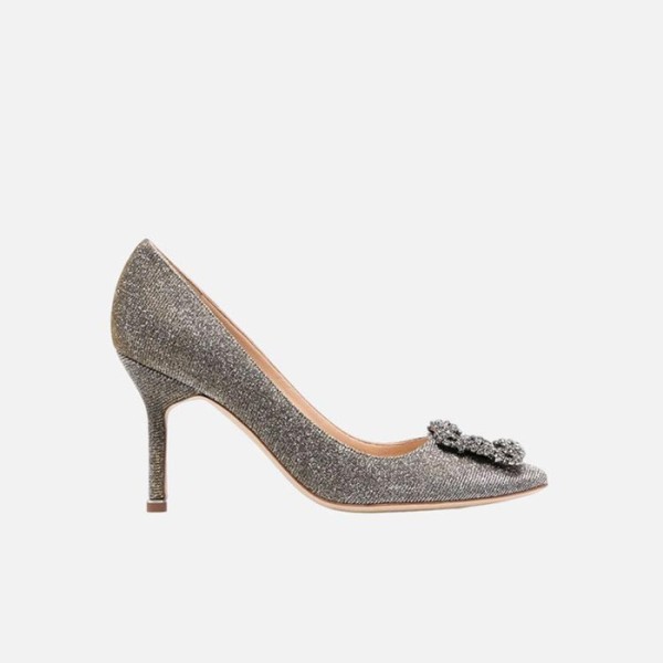 ❤마놀로 블라닉 여성 한기시 새틴 펌프스 【매장-250만원대】 - Manolo Blahnik Womens Silver Pumps- mb03x