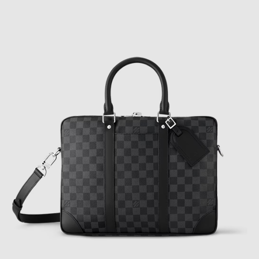 ★루이비통 남성 포르트 도큐멍 보야주 PM N40445 - Louis vuitton Mens Black Tote Bag - lv1813x