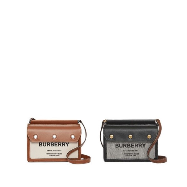 ❤버버리 여성 타이틀 호스페리 프린트 가죽 앤 캔버스 미니 백【매장-250만원대】 - Burberry Womens Cross Bag - bu279x