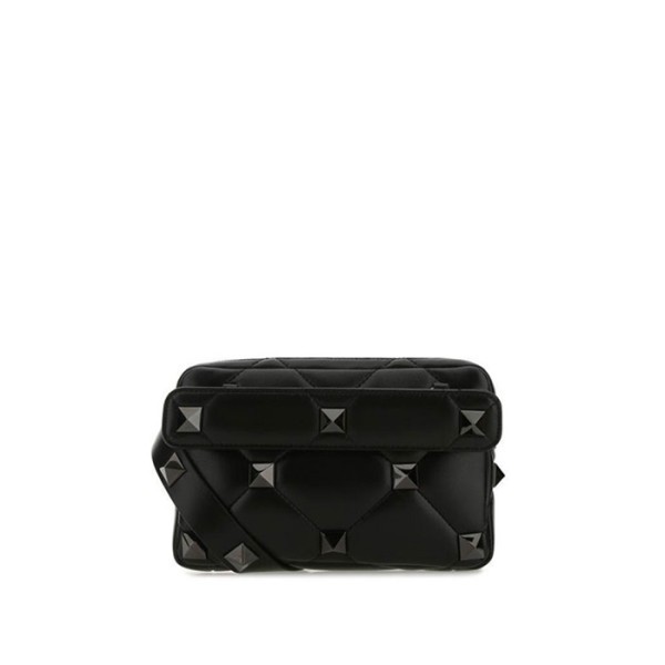 ❤발렌티노 여성 스몰 로만 스터드 나파 가죽 크로스바디백 【매장-400만원대】 - Valnentino Womens Black Pouch - va317x