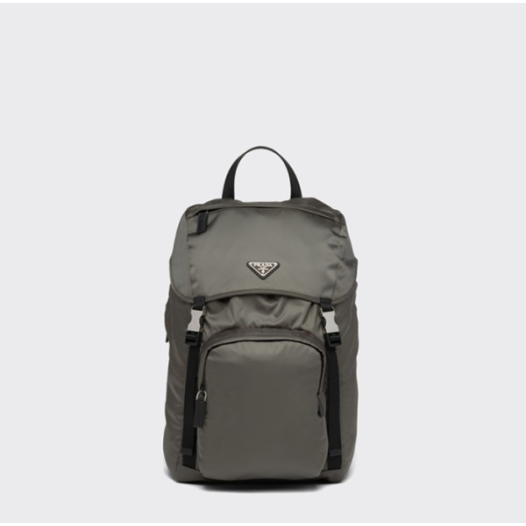 ❤프라다 남성 리나일론 및 사피아노 가죽 백팩 포레스트 그린 2VZ135【매장-300만원대】 - Prada Mens Green Backpack - pr704x