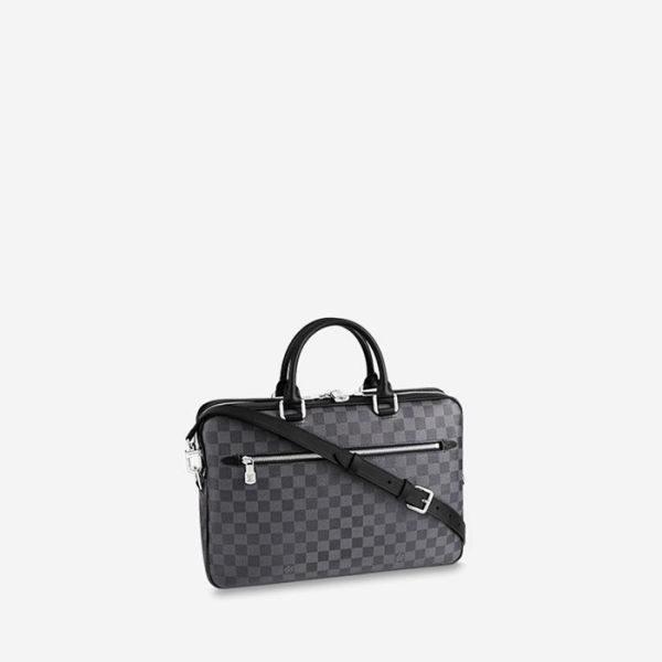 ❤루이비통 남성 포르트-도큐멍 MM N50200 【매장-400만원대】 - Louis vuitton Mens Black Tote Bag - lv1832x