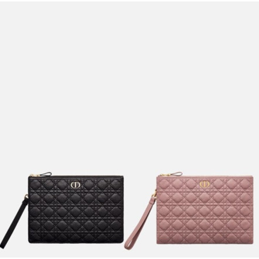 ❤디올 여성 까나쥬 카프스킨 카로 데일리 클러치 【매장-200만원대】 - Dior Womens Clutch Bag - di658x