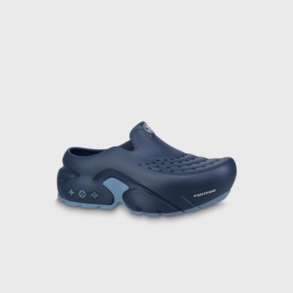 ❤루이비통 남성 LV 샤크 네이비 클로그 【매장-110만원대】 - Louis vuitton Mens Navy Sandal - lv1835x