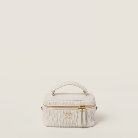 ❤미우미우 여성 마테라쎄 나파 가죽 숄더백 화이트 - Miumiu Womens White Shoulder Bag - miu04x