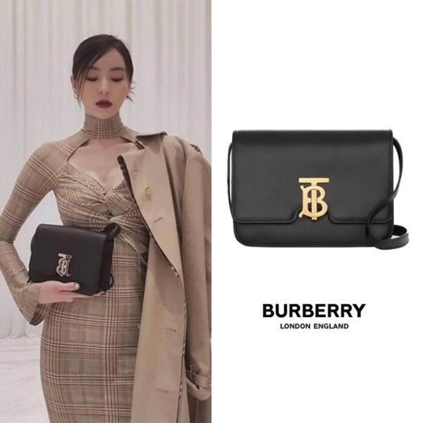 ❤버버리 여성 스몰 레더 TB 백 이다희 가방 80345511 - Burberry Womens Black Cross Bag - bu288x