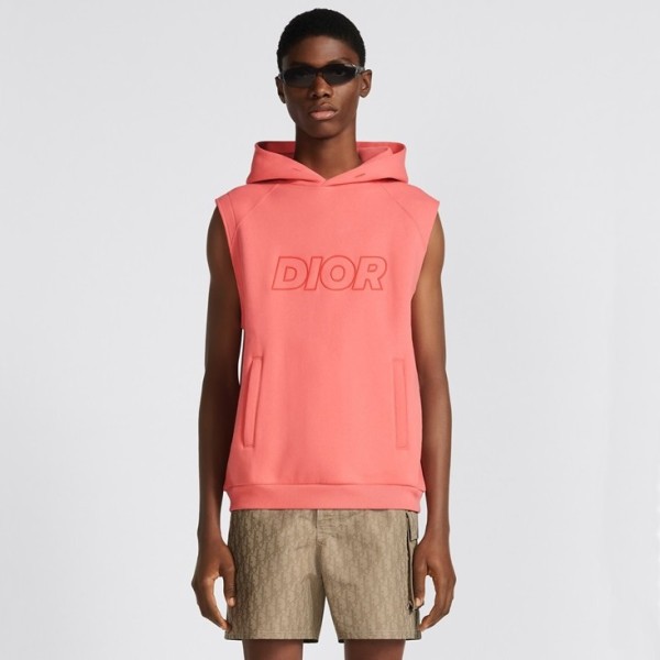 ❤디올 남성 핑크 후드 베스트 - Dior Mens Pink Vest - di677x