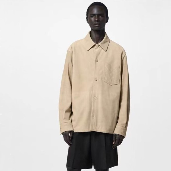 ❤루이비통 남성 모노그램 베이지 셔츠 - Louis vuitton Mens Beige Shirts - lv1853x
